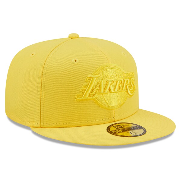 New Era Los Angeles Lakers Color Pack 59FIFTY Fitted Hat - Yellow