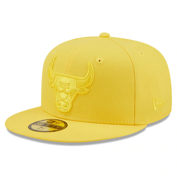 New Era  Chicago Bulls Color Pack 59FIFTY Fitted Hat - Yellow