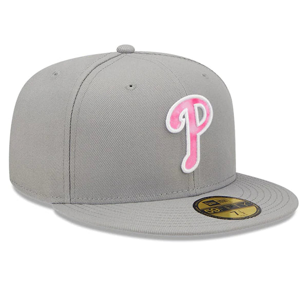 New Era Philadelphia Phillies Gray 2022 Mother's Day On-Field 59FIFTY Fitted Hat