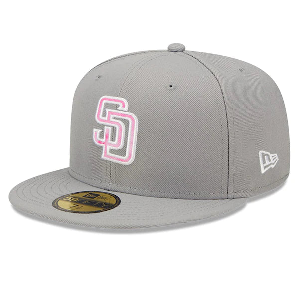 New Era San Diego Padres Gray 2022 Mother's Day On-Field 59FIFTY Fitted Hat