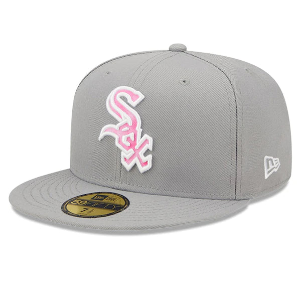 New Era Chicago White Sox Gray 2022 Mother's Day On-Field 59FIFTY Fitted Hat