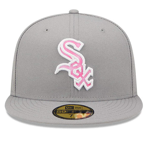 New Era Chicago White Sox Gray 2022 Mother's Day On-Field 59FIFTY Fitted Hat