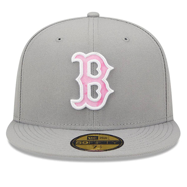 New Era Boston Red Sox Gray 2022 Mother's Day On-Field 59FIFTY Fitted Hat