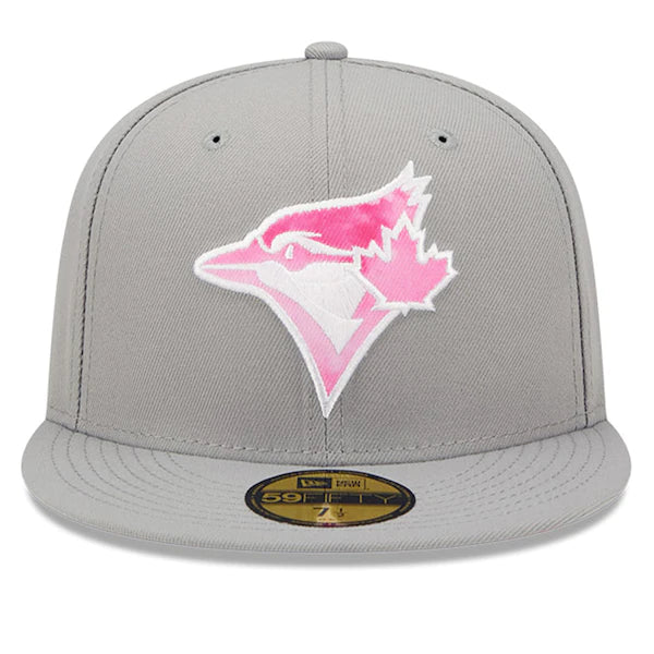 New Era Toronto Blue Jays Gray 2022 Mother's Day On-Field 59FIFTY Fitted Hat