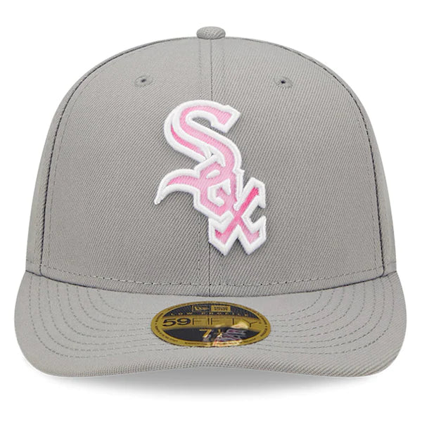 New Era Chicago White Sox Gray 2022 Mother's Day On-Field Low Profile 59FIFTY Fitted Hat