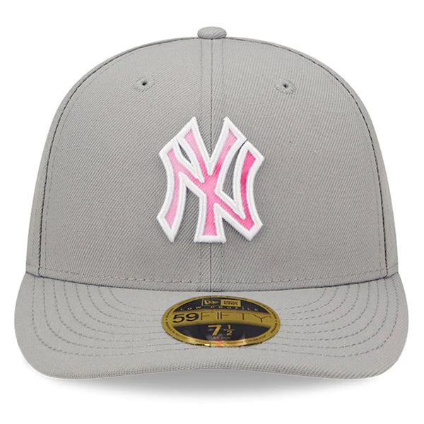 New Era New York Yankees Gray 2022 Mother's Day On-Field Low Profile 59FIFTY Fitted Hat