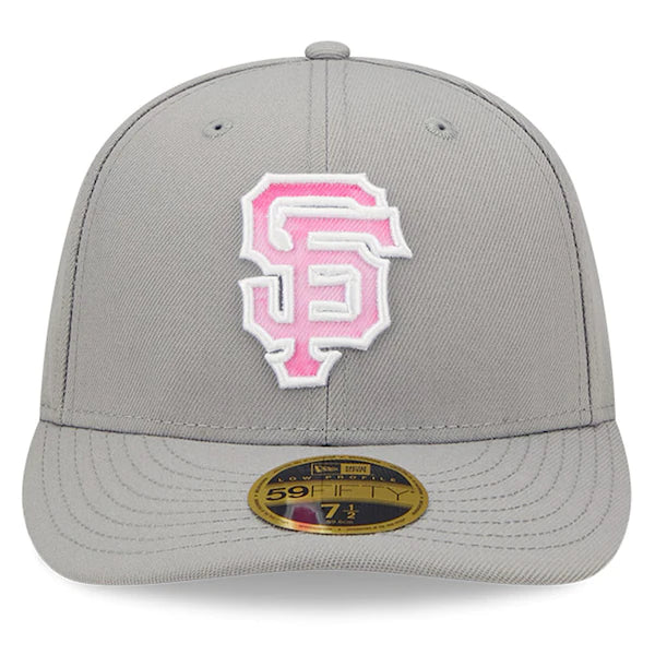New Era San Francisco Giants Gray 2022 Mother's Day On-Field Low Profile 59FIFTY Fitted Hat