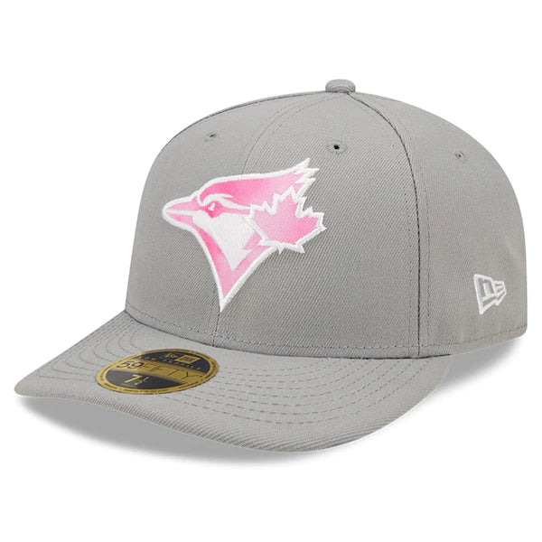 New Era Toronto Blue Jays Gray 2022 Mother's Day On-Field Low Profile 59FIFTY Fitted Hat