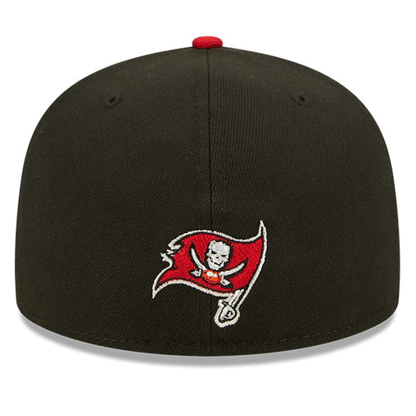 New Era Tampa Bay Buccaneers  Black/Red 2022 NFL Draft On Stage 59FIFTY Fitted Hat
