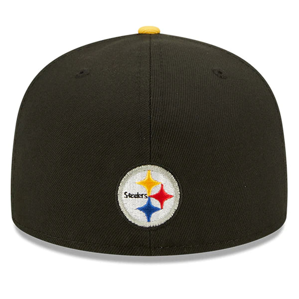 New Era Pittsburgh Steelers  Black/Gold 2022 NFL Draft On Stage 59FIFTY Fitted Hat
