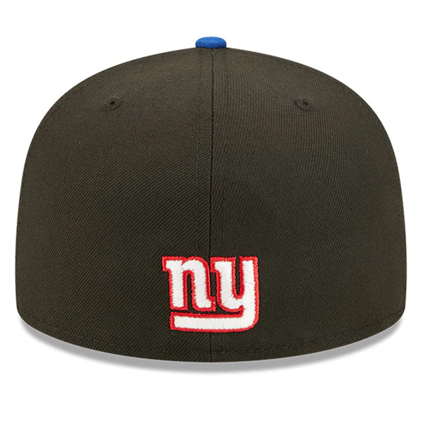 New Era New York Giants  Black/Royal 2022 NFL Draft On Stage 59FIFTY Fitted Hat