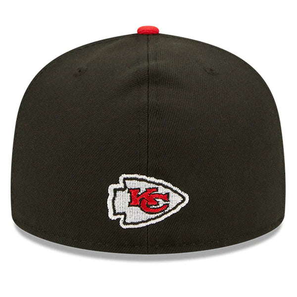 New Era Kansas City Chiefs  Black/Red 2022 NFL Draft On Stage 59FIFTY Fitted Hat
