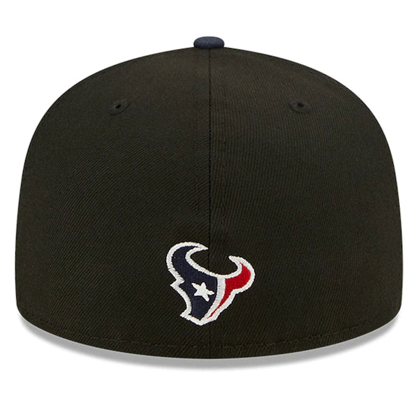 New Era Houston Texans  Black/Navy 2022 NFL Draft On Stage 59FIFTY Fitted Hat