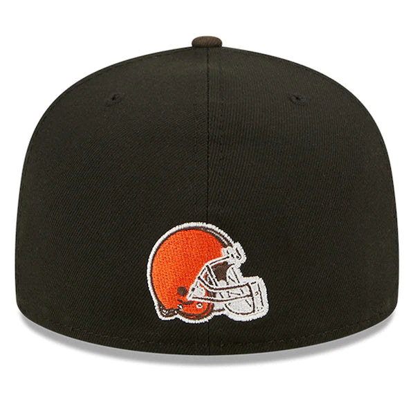 New Era Cleveland Browns  Black/Brown 2022 NFL Draft On Stage 59FIFTY Fitted Hat