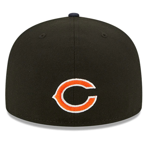New Era Chicago Bears  Black/Navy 2022 NFL Draft On Stage 59FIFTY Fitted Hat