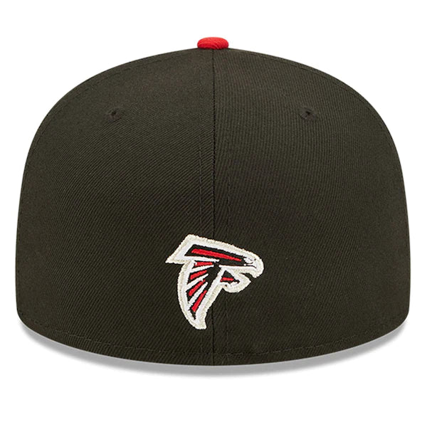 New Era Atlanta Falcons  Black/Red 2022 NFL Draft On Stage 59FIFTY Fitted Hat