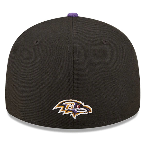 New Era Baltimore Ravens  Black/Purple 2022 NFL Draft Low Profile 59FIFTY Fitted Hat