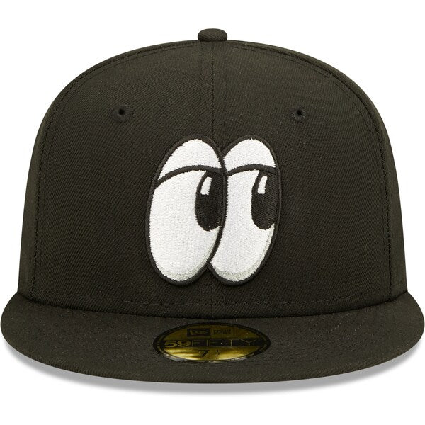 New Era Chattanooga Lookouts Black Alternate Authentic Collection 59FIFTY Fitted Hat
