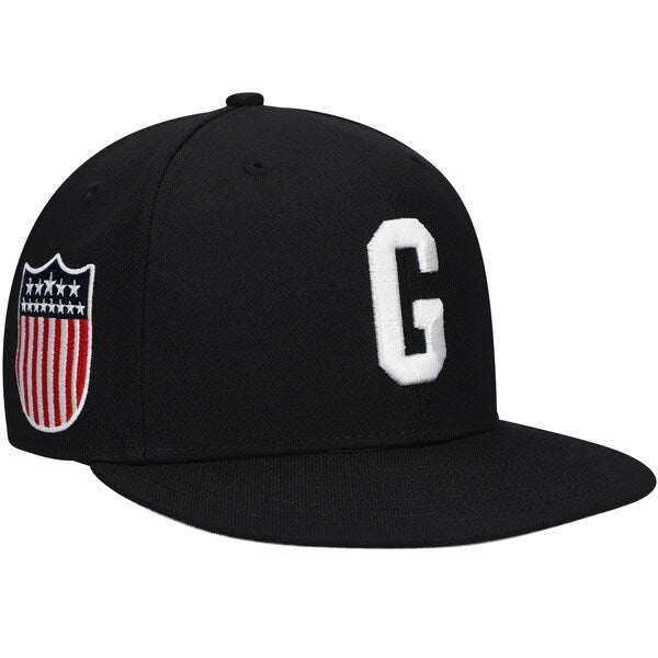 Rings & Crwns  Homestead Grays Team Fitted Hat - Black