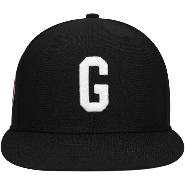 Rings & Crwns  Homestead Grays Team Fitted Hat - Black