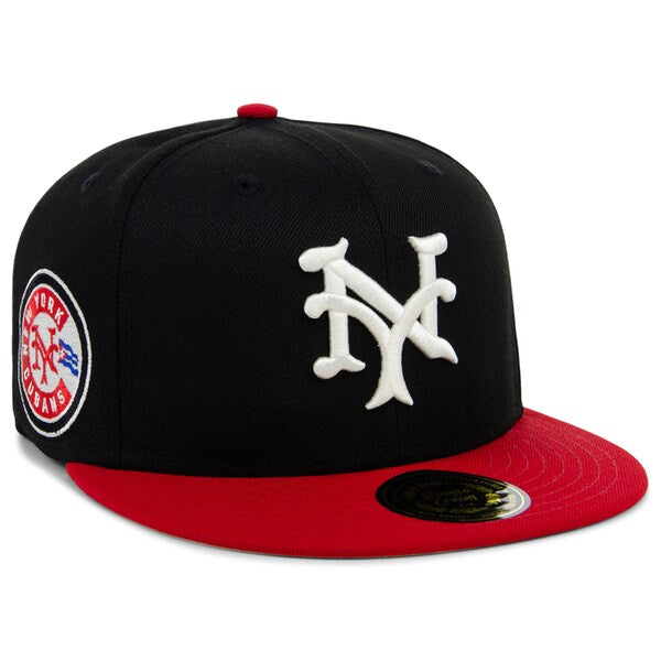 Rings & Crwns  New York Cubans Team Fitted Hat - Black/Red