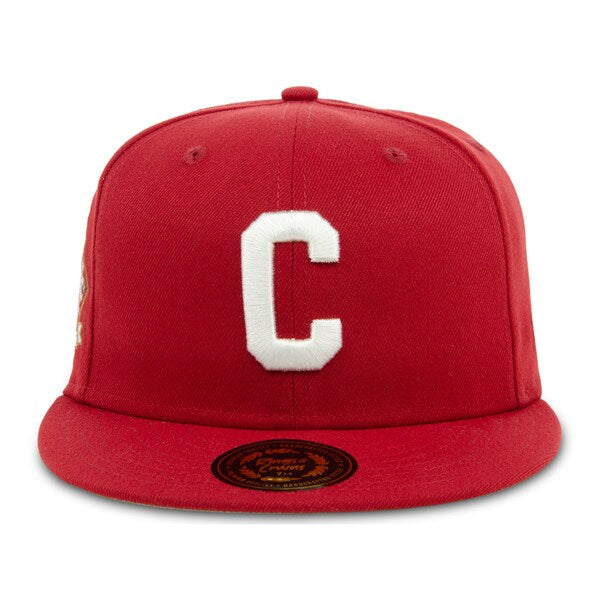 Rings & Crwns  Pittsburgh Crawfords Team Fitted Hat - Maroon
