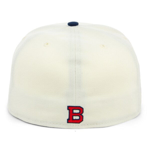 Rings & Crwns  Baltimore Elite Giants Team Fitted Hat - Cream/Navy