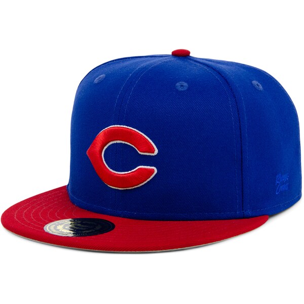 Rings & Crwns  Indianapolis Clowns Team Fitted Hat - Royal/Red
