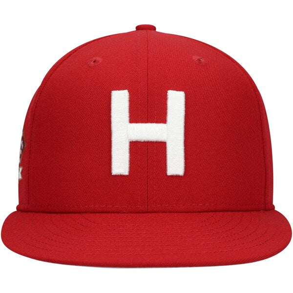 Rings & Crwns  Hilldale Club Team Fitted Hat - Maroon