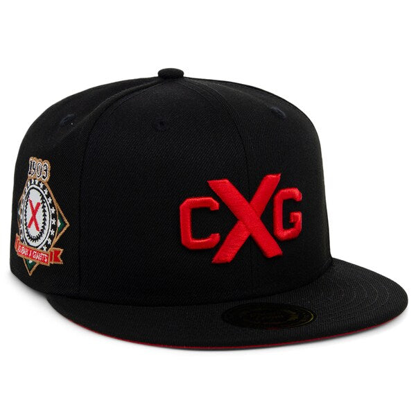 Rings & Crwns  Cuban Giants Team Fitted Hat - Black