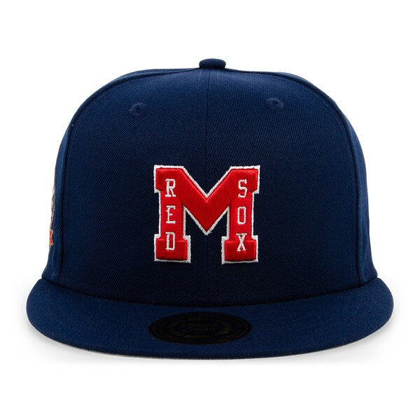 Rings & Crwns  Memphis Red Sox Team Fitted Hat - Navy