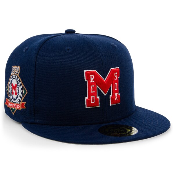 Rings & Crwns  Memphis Red Sox Team Fitted Hat - Navy