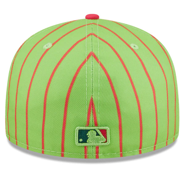 New Era MLB x Big League Chew  Boston Red Sox Wild Pitch Watermelon Flavor Pack 59FIFTY Fitted Hat - Pink/Green