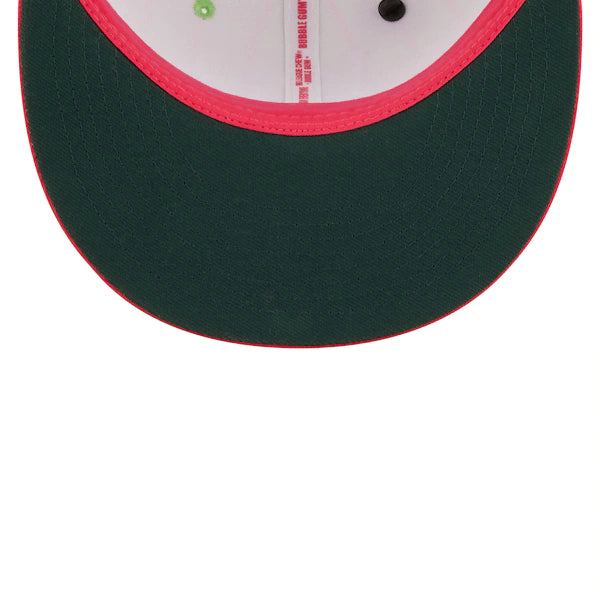 New Era MLB x Big League Chew  New York Yankees Wild Pitch Watermelon Flavor Pack 59FIFTY Fitted Hat - Pink/Green