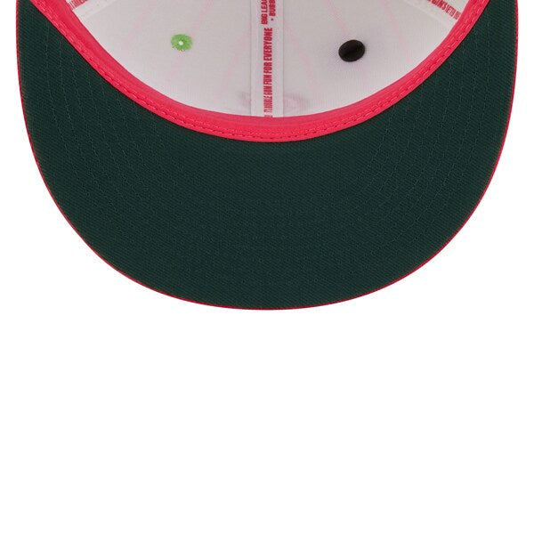 New Era MLB x Big League Chew  Seattle Mariners Wild Pitch Watermelon Flavor Pack 59FIFTY Fitted Hat - Pink/Green