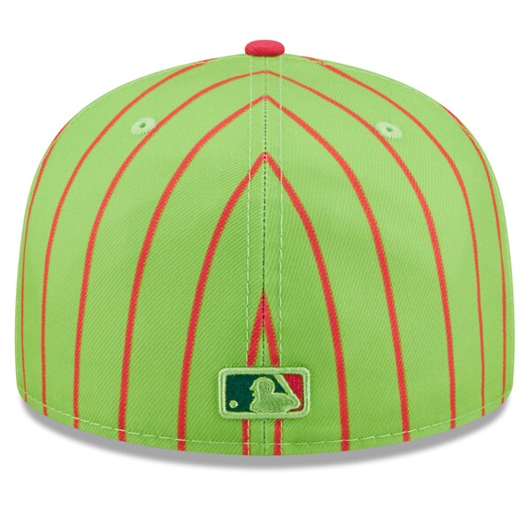 New Era MLB x Big League Chew  Oakland Athletics Wild Pitch Watermelon Flavor Pack 59FIFTY Fitted Hat - Pink/Green