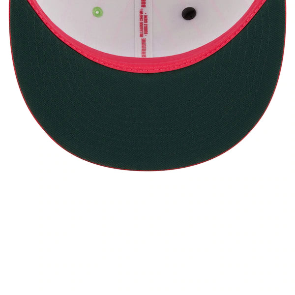 New Era MLB x Big League Chew  New York Mets Wild Pitch Watermelon Flavor Pack 59FIFTY Fitted Hat - Pink/Green