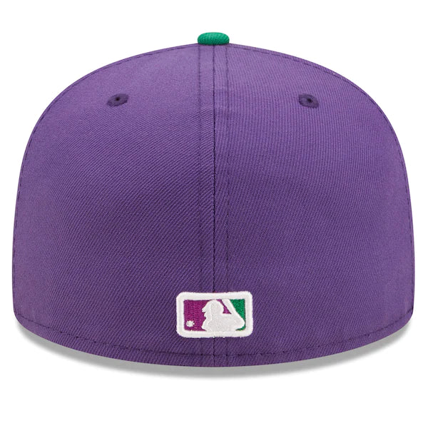 New Era MLB x Big League Chew  Los Angeles Dodgers Ground Ball Grape Flavor Pack 59FIFTY Fitted Hat - Purple/Green