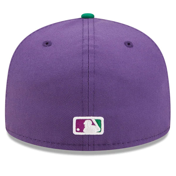 New Era MLB x Big League Chew  Pittsburgh Pirates Ground Ball Grape Flavor Pack 59FIFTY Fitted Hat - Purple/Green