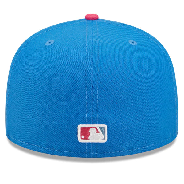 New Era MLB x Big League Chew  Boston Red Sox Curveball Cotton Candy Flavor Pack 59FIFTY Fitted Hat - Blue/Pink