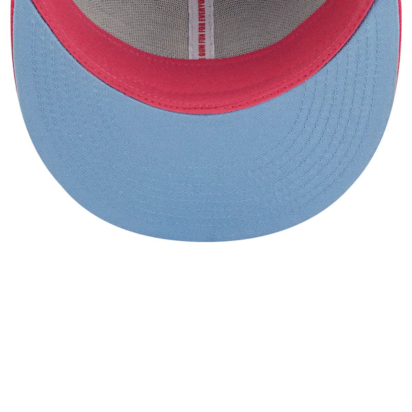 New Era MLB x Big League Chew  Los Angeles Dodgers Curveball Cotton Candy Flavor Pack 59FIFTY Fitted Hat - Blue/Pink