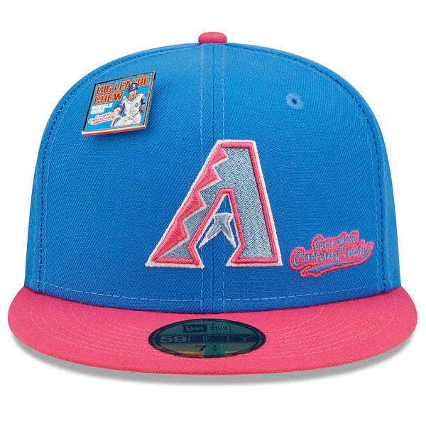 New Era MLB x Big League Chew Arizona Diamondbacks Curveball Cotton Candy Flavor Pack 59FIFTY