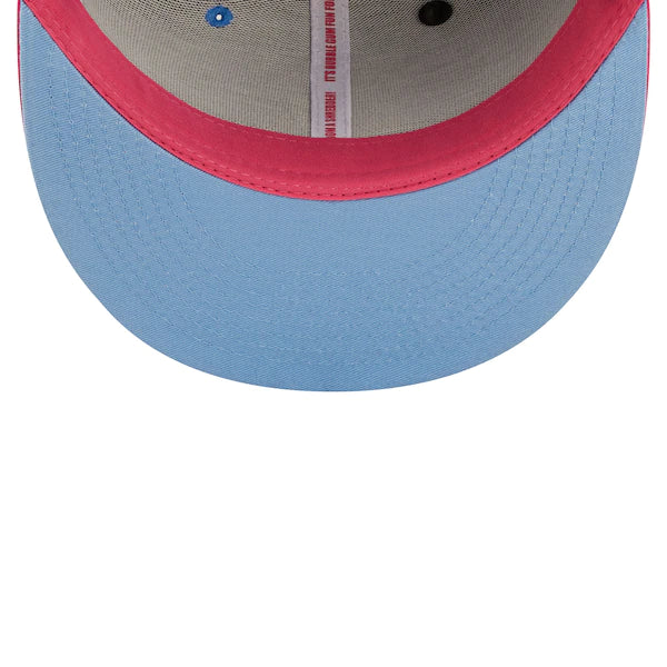 New Era MLB x Big League Chew  New York Yankees Curveball Cotton Candy Flavor Pack 59FIFTY Fitted Hat - Blue/Pink