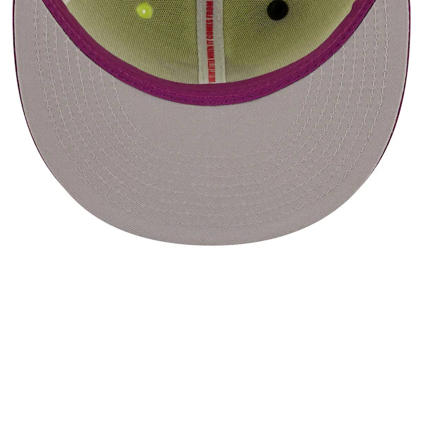 New Era MLB x Big League Chew  Miami Marlins Swingin' Sour Apple Flavor Pack 59FIFTY Fitted Hat - Green/Purple