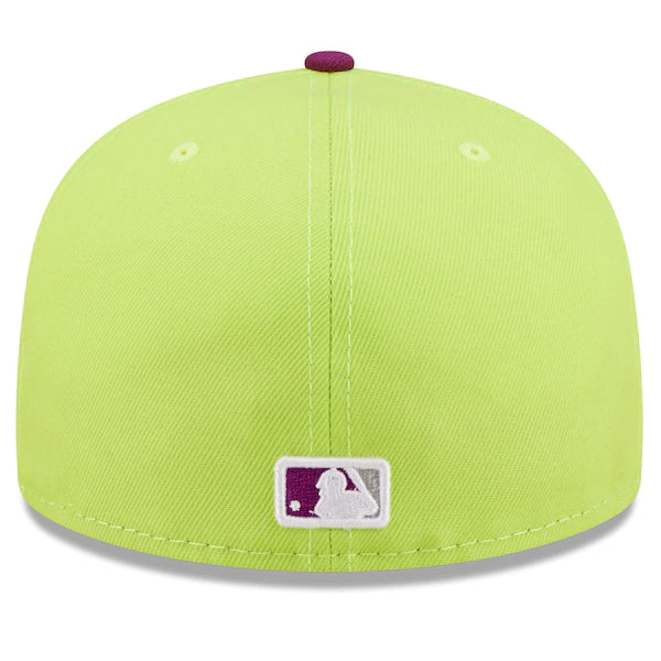 New Era MLB x Big League Chew  Boston Red Sox Swingin' Sour Apple Flavor Pack 59FIFTY Fitted Hat - Green/Purple