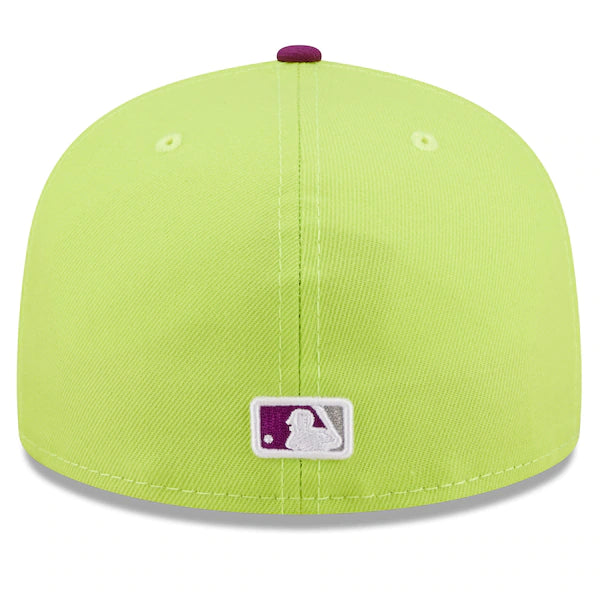 New Era MLB x Big League Chew  San Francisco Giants Swingin' Sour Apple Flavor Pack 59FIFTY Fitted Hat - Green/Purple