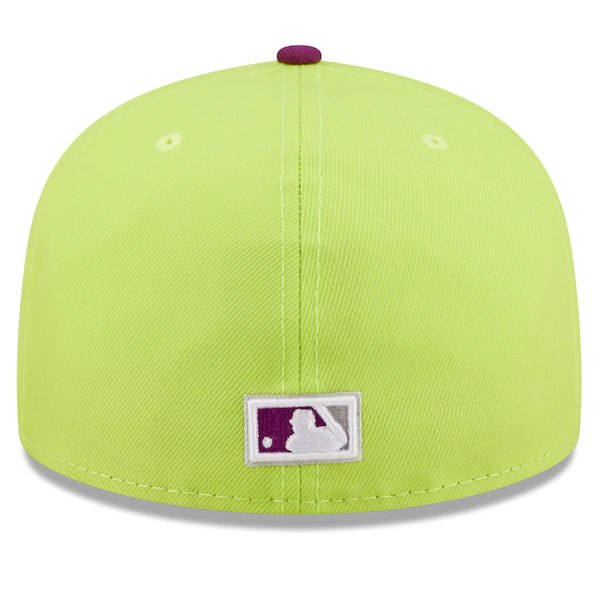 New Era MLB x Big League Chew  Florida Marlins Swingin' Sour Apple Flavor Pack 59FIFTY Fitted Hat - Green/Purple