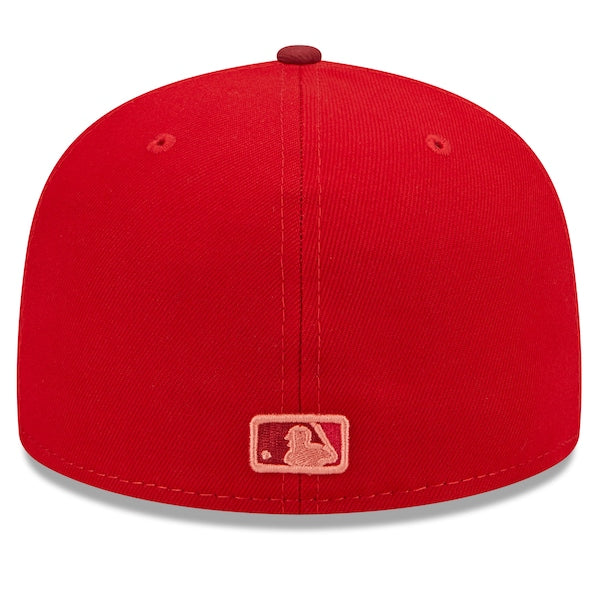 New Era MLB x Big League Chew  Colorado Rockies Slammin' Strawberry Flavor Pack 59FIFTY Fitted Hat - Scarlet/Cardinal