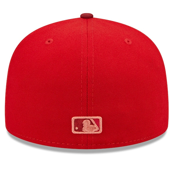 New Era MLB x Big League Chew  Minnesota Twins Slammin' Strawberry Flavor Pack 59FIFTY Fitted Hat - Scarlet/Cardinal