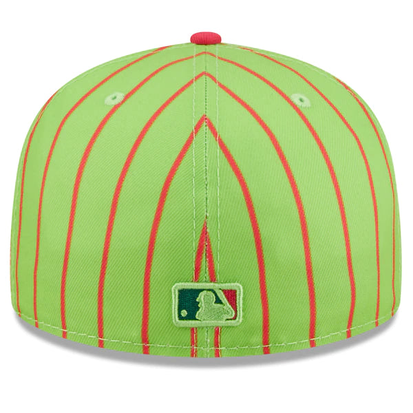 New Era MLB x Big League Chew  Houston Astros Wild Pitch Watermelon Flavor Pack 59FIFTY Fitted Hat - Pink/Green